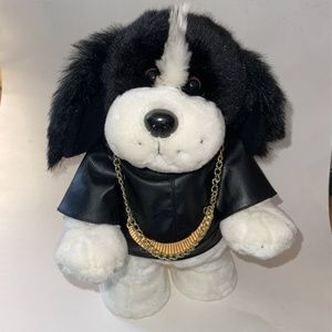 Gemmy Animated Singing Dancing Motorcycle Plush Dog Get Down Tonight Video